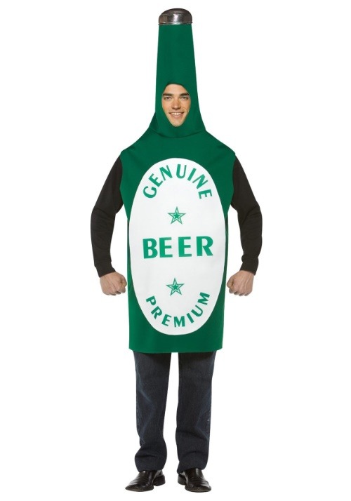 Adult Pale Lager Beer Bottle Costume