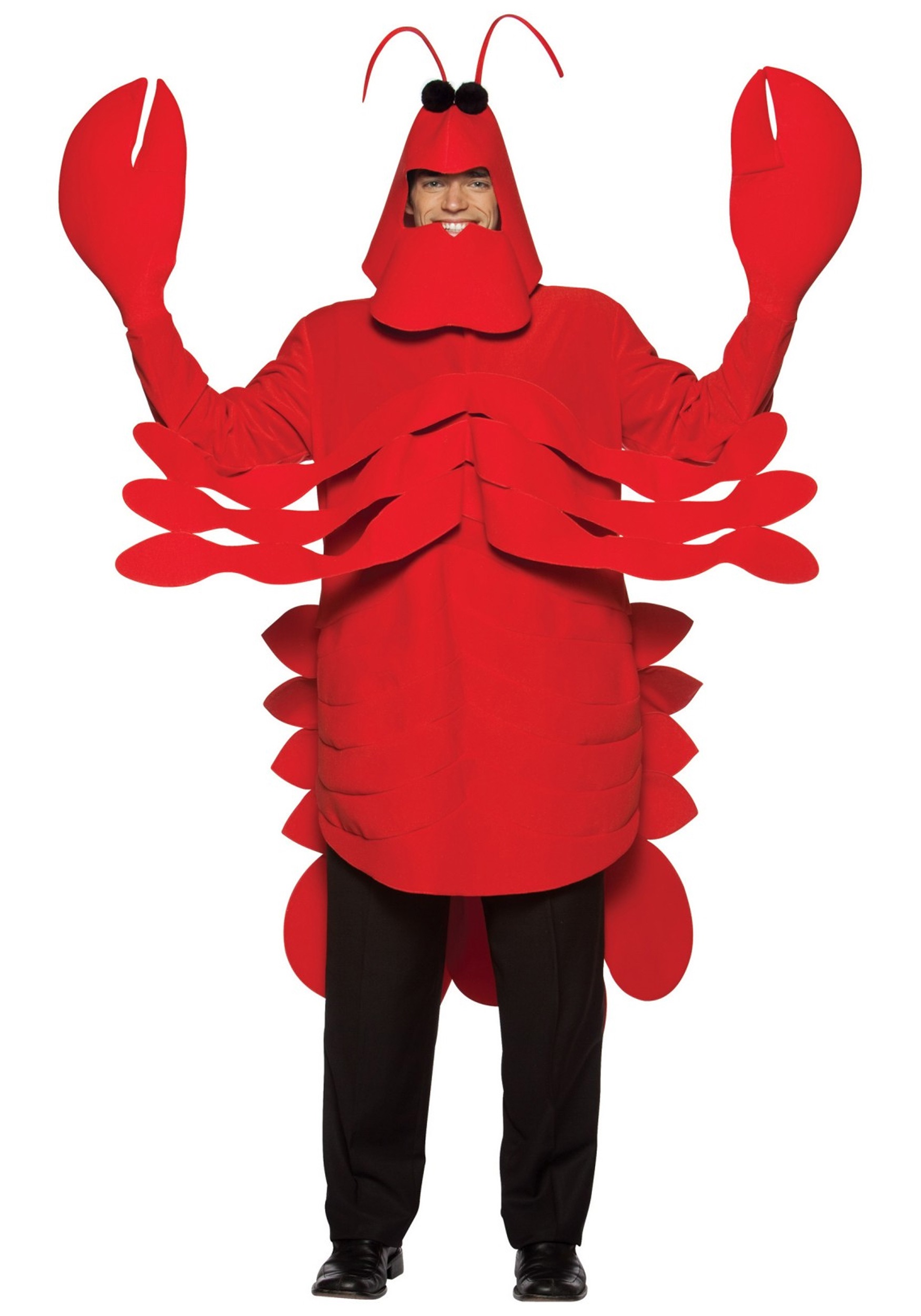 Red Lobster Men's Fancy Dress Costume