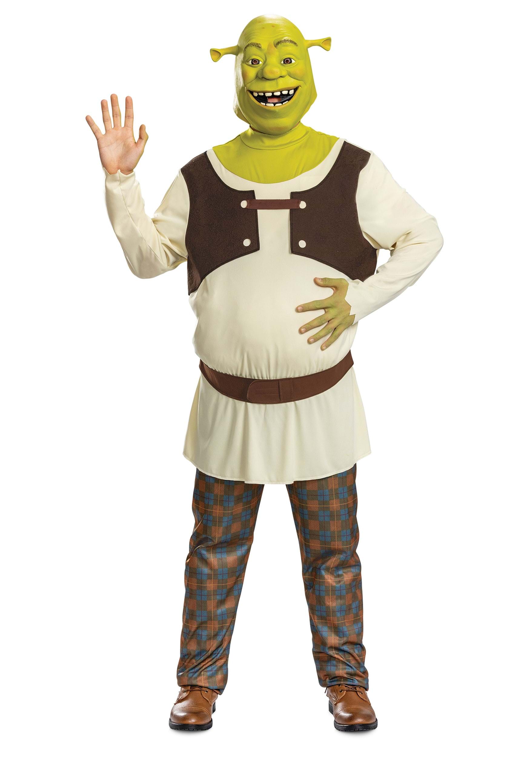 Men's Shrek Halloween Fancy Dress Costume