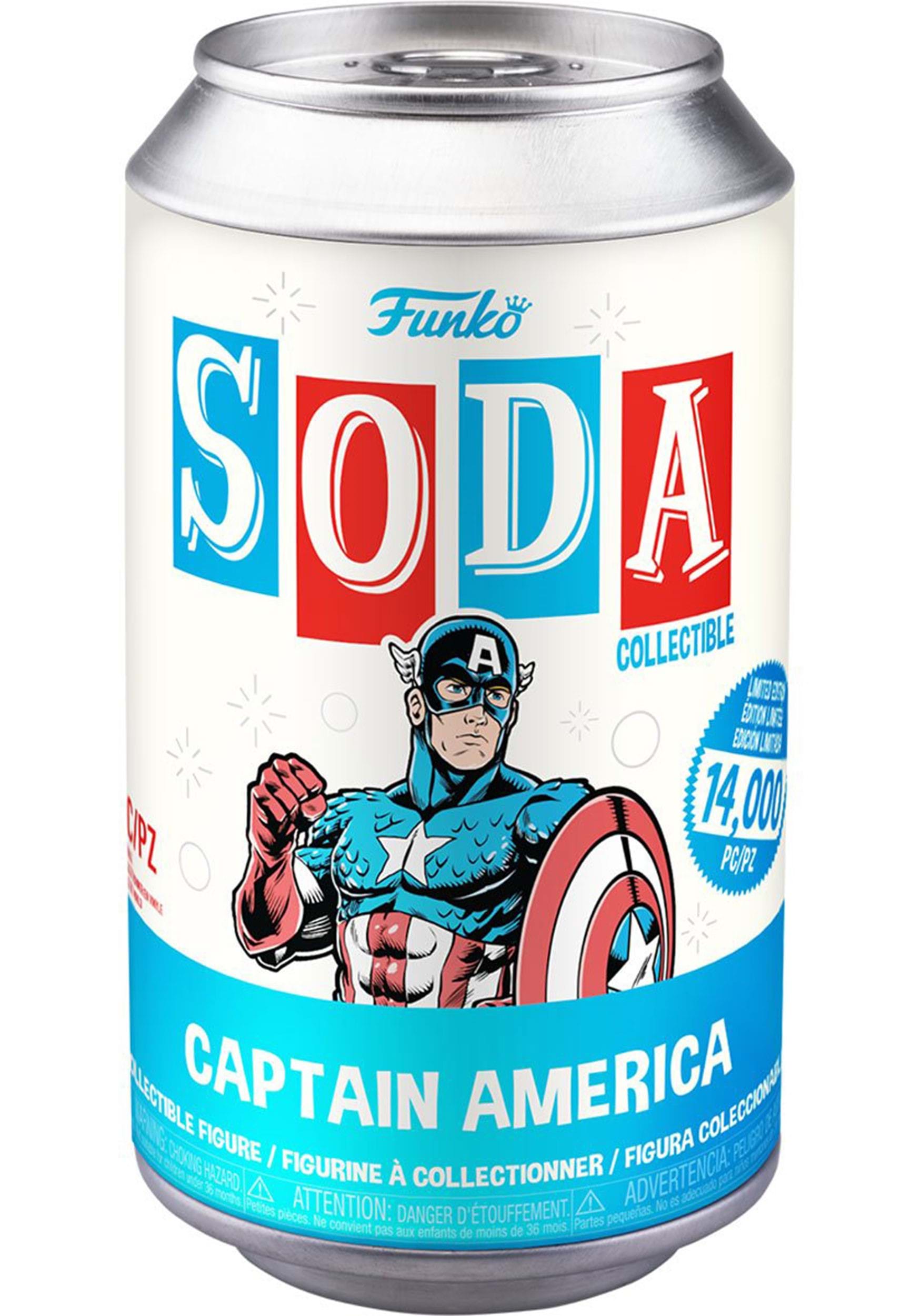 Funko Vinyl SODA: Marvel - Captain America