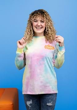 UNISEX NICK 90’S RAINBOW TIE DYE LS T-SHIRT-0