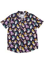 Unisex Snow White 7 Dwarves Button Up Shirt Alt 4