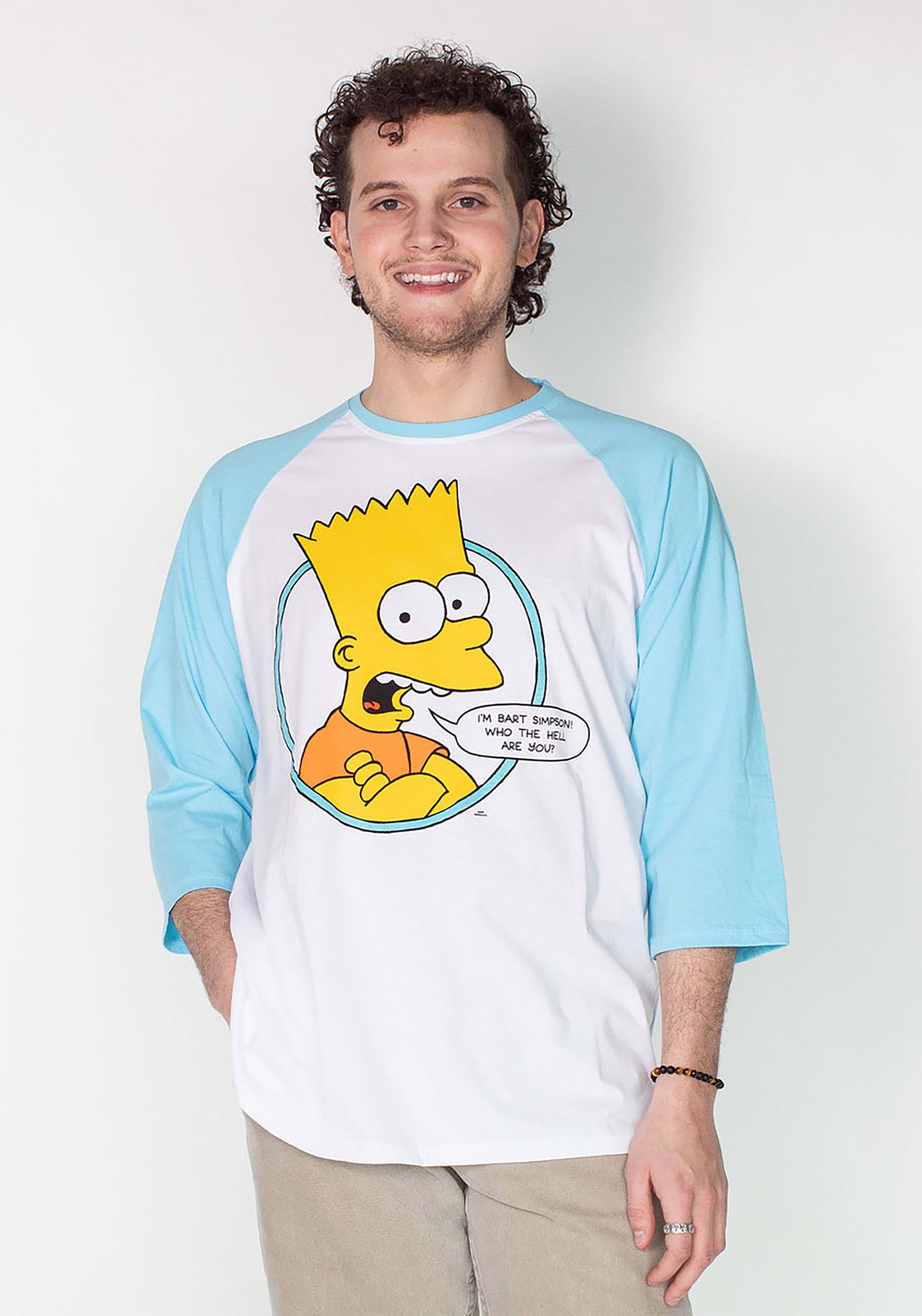 Adult I'm Bart Simpson Raglan Cakeworthy T-Shirt , Simpsons Gifts
