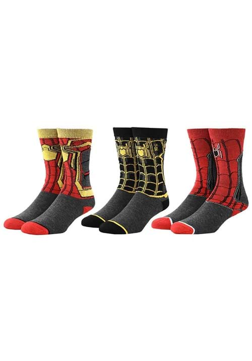 MARVEL SPIDER-MAN NO WAY HOME 3 PAIR CREW SOCKS