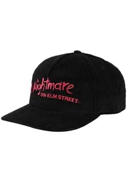 Nightmare On Elm Street Embroidered Logo Corduroy Hat
