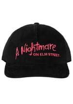 Nightmare On Elm Street Embroidered Logo Corduroy Hat Alt 2