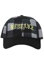 BEETLEJUICE LOGO EMBROIDERED TWILL PLAID HAT Alt 1