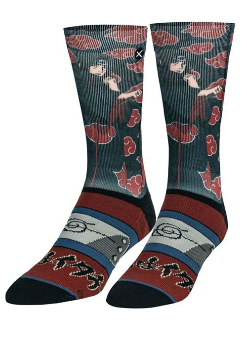 Itachi Headband Mens Crew Straight Socks