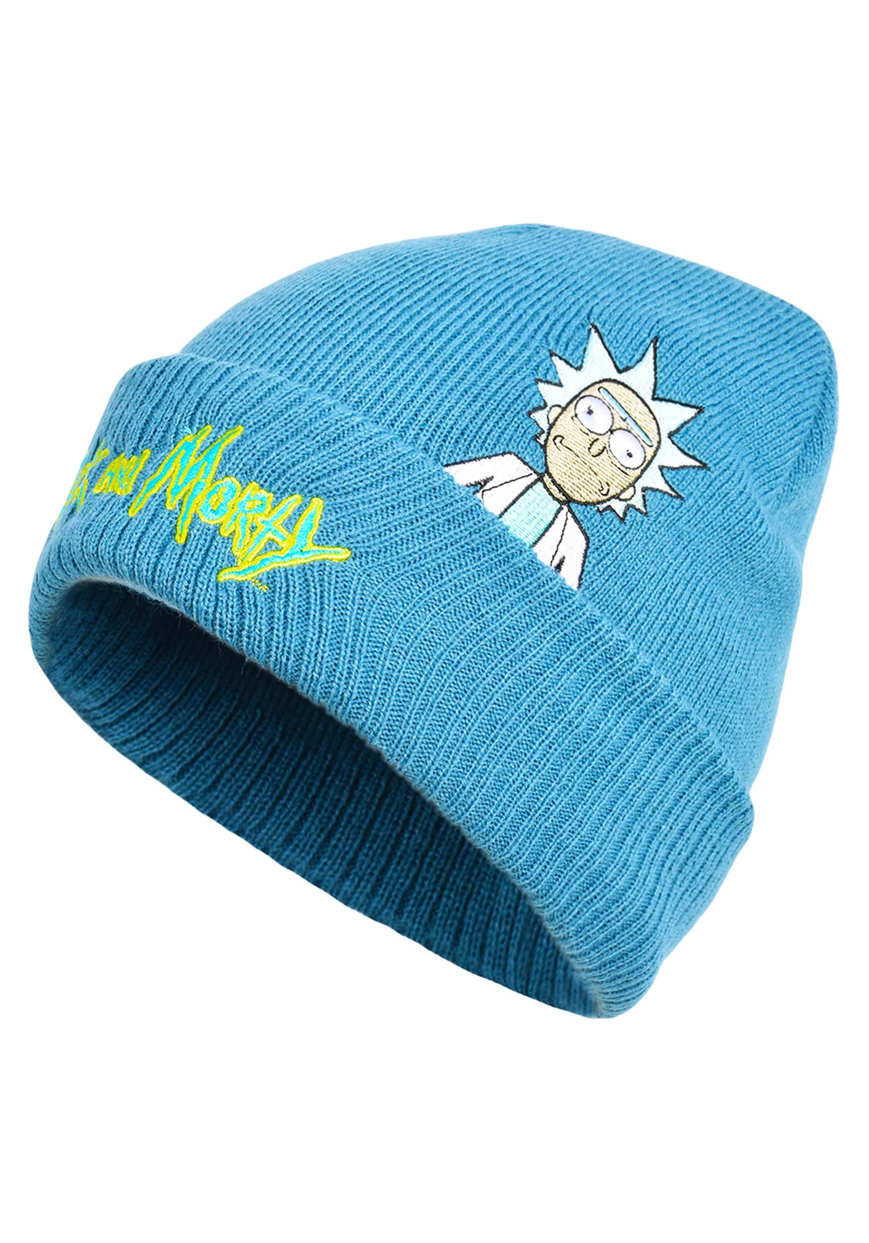 Staring Face Rick And Morty Beanie
