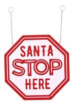 10 inch LED Santa Stop Here Sign