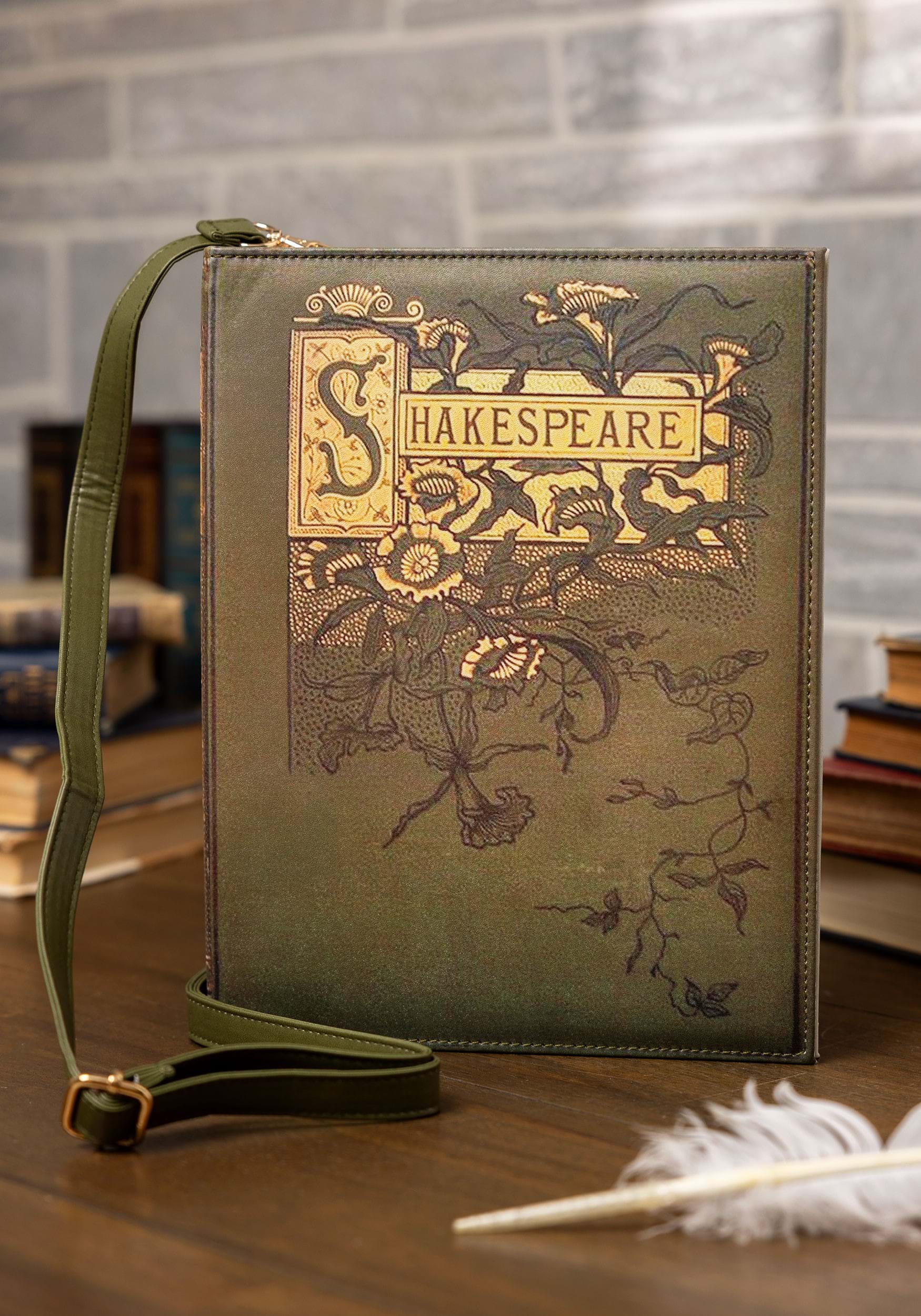 Shakespeare Book Fancy Dress Costume Bag , Historical Accessories