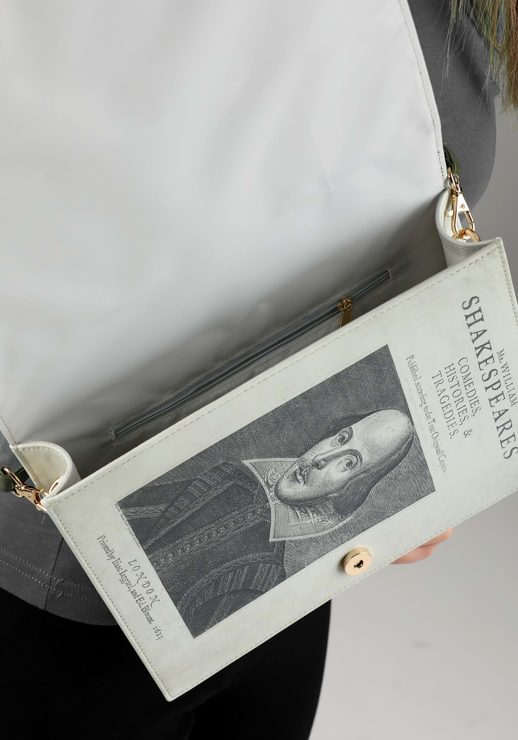 Shakespeare Book Fancy Dress Costume Bag , Historical Accessories