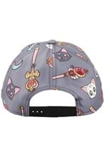 Sailor Moon Luna Artemis AOP Curved Snapback Alt 1