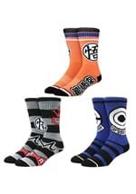 Dragon Ball Z Symbols 3 Pair Crew Socks