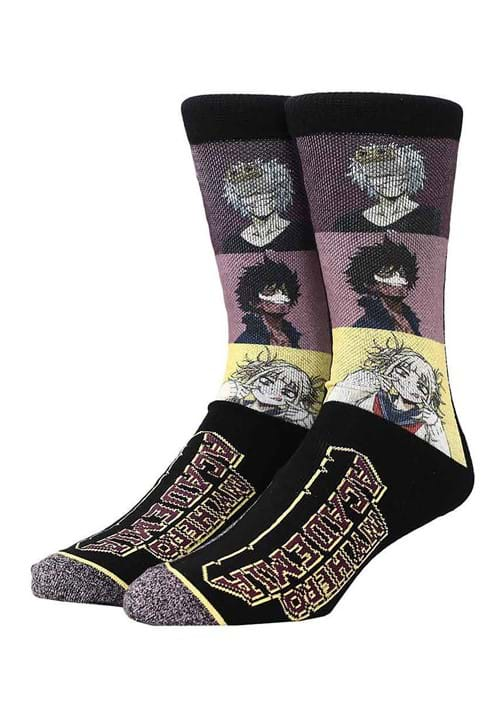 My Hero Academia Dabi Toga Shigaraki Crew Socks