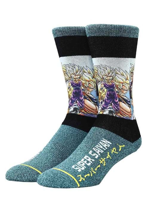 Adult Dragon Ball Z Super Saiyan Crew Socks