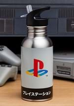 Playstation Heritage Metal Water Bottle w Straw Alt 1