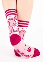 Adult Pink Cerberus Socks Alt 2