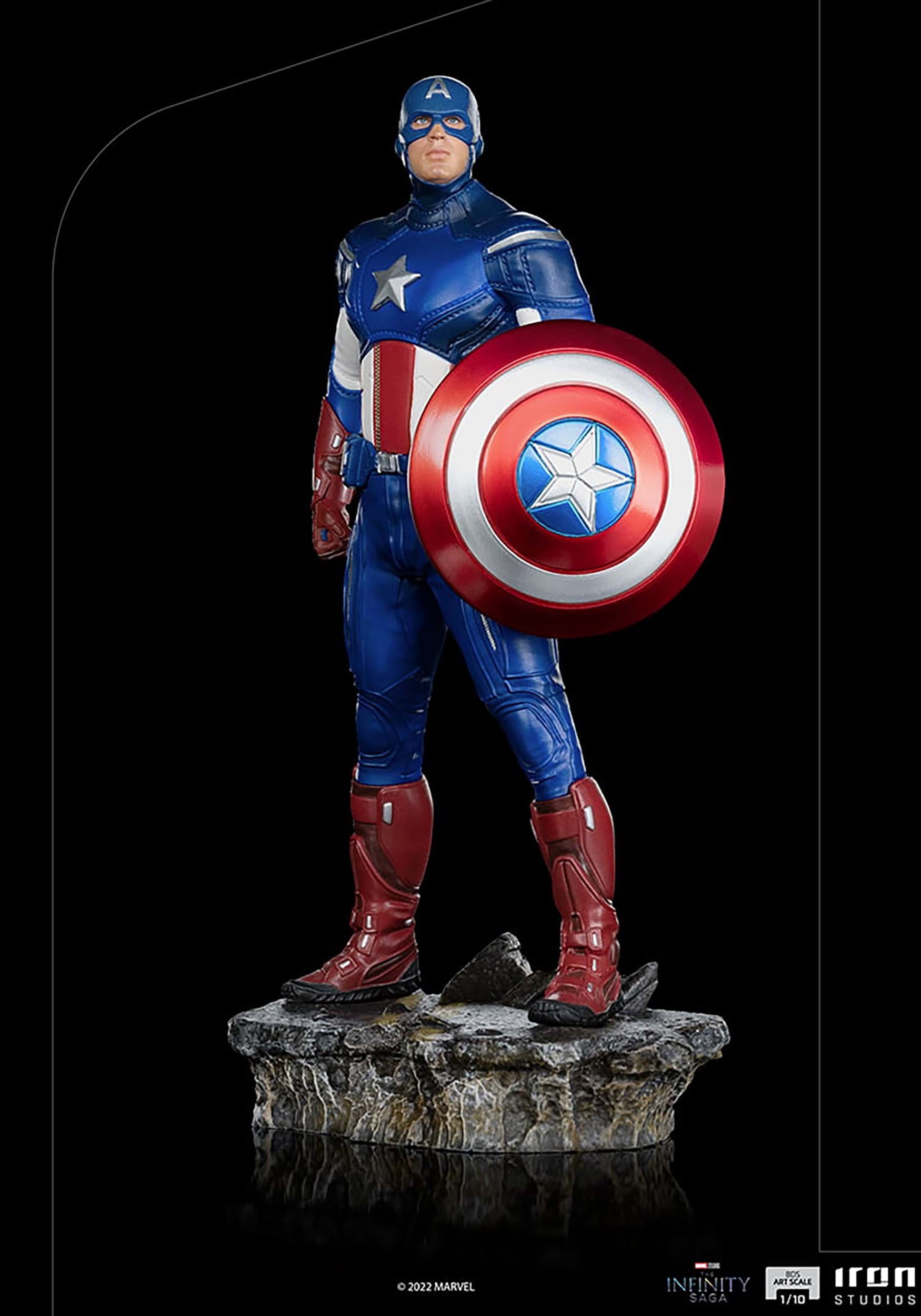 Marvel Infinity Saga Captain America Battle Of NY BDS Art Scale 1/10