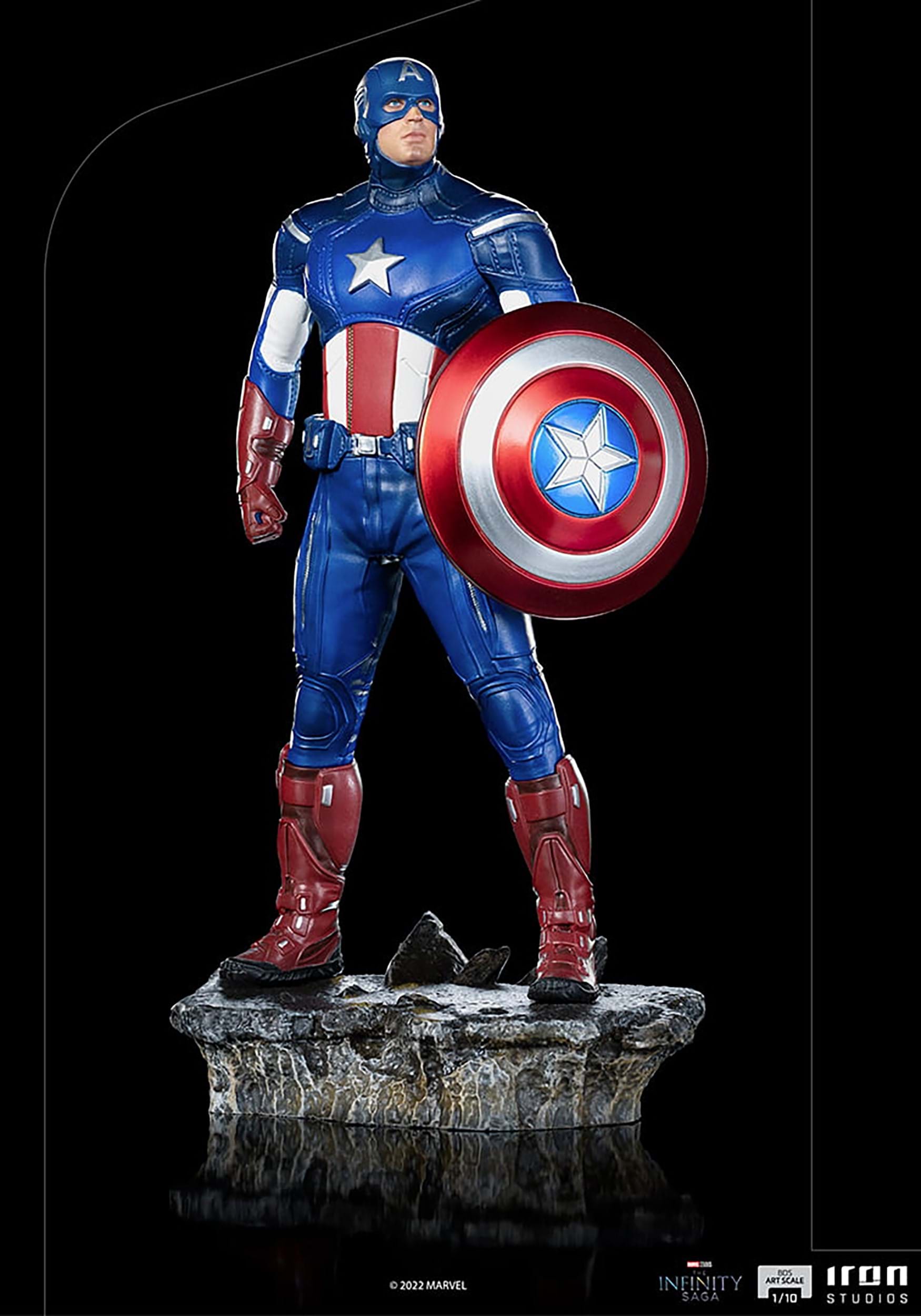 Marvel Infinity Saga Captain America Battle Of NY BDS Art Scale 1/10