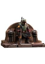 GENTLE GIANT PREMIER COLLECTION MANDALORIAN BOBA FETT ON THR