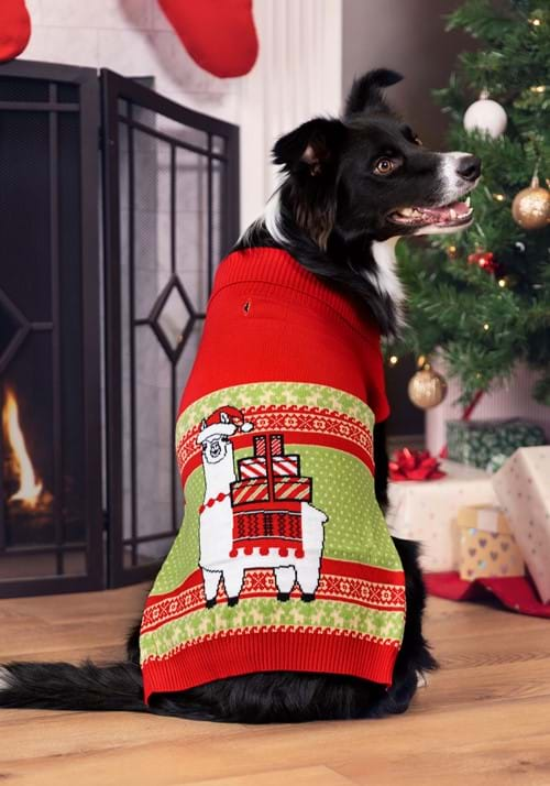 Llama Dog Sweater