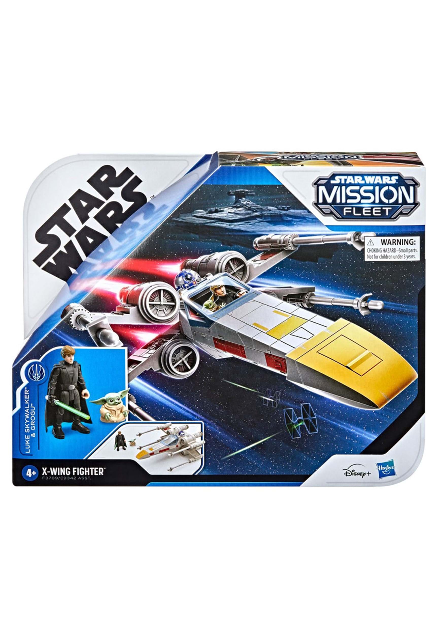 Star Wars Mission Fleet Luke Skywalker And Grogu X-Wing Fighter