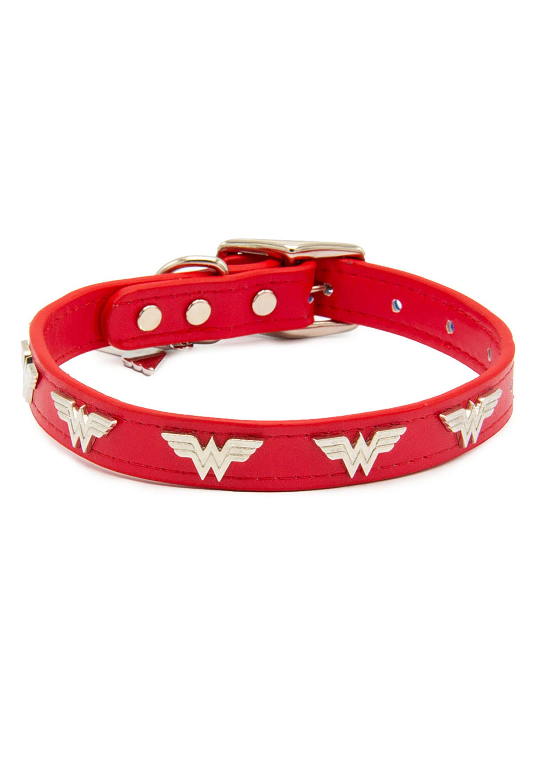 Wonder Woman Icon Leather Pet Collar