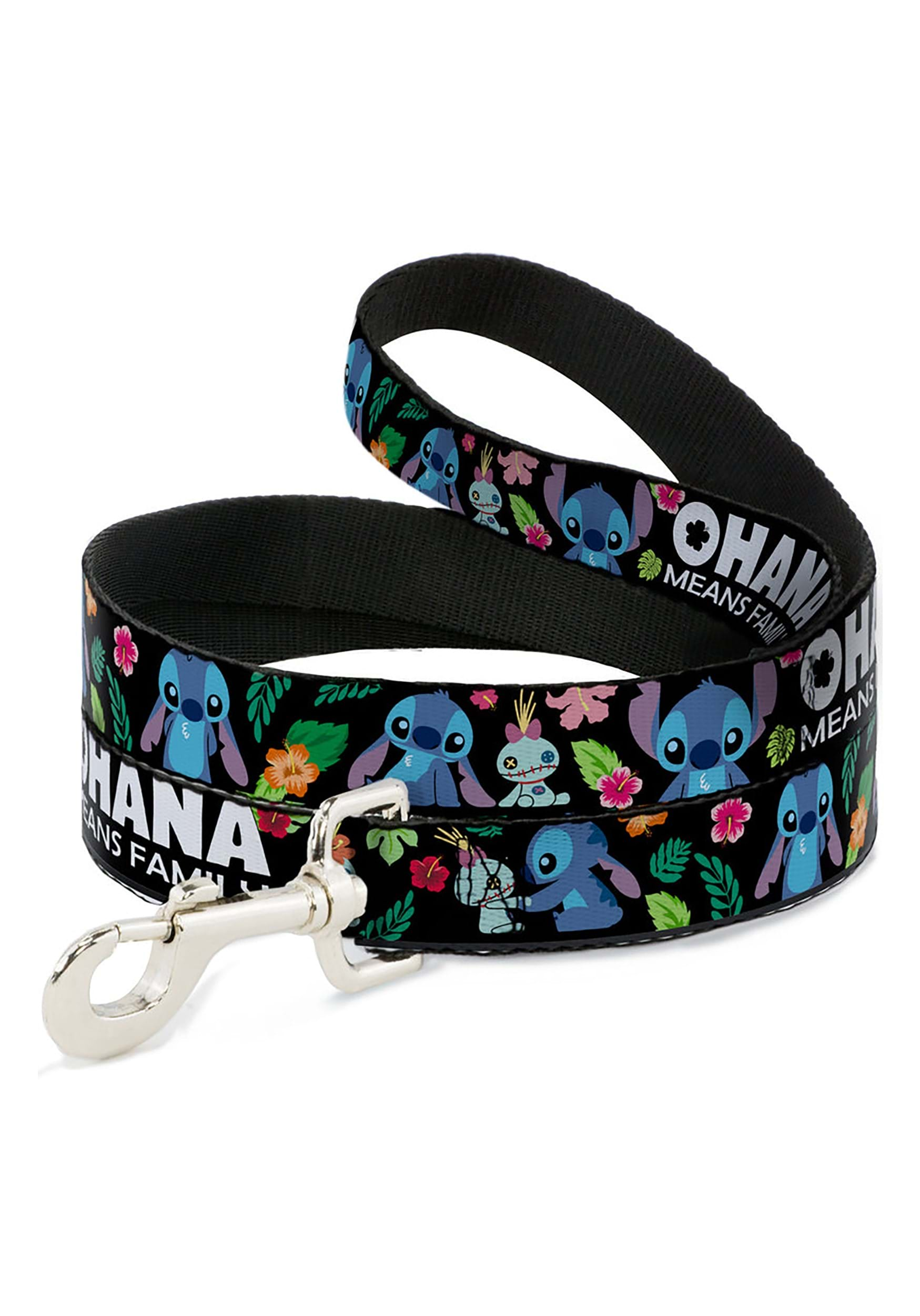 Ohana Means Family Stitch & Scrump Poses Pet Leash