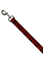 HARLEY QUINN DIAMOND BLOCKS RED/BLACK DOG LEASH Alt 1