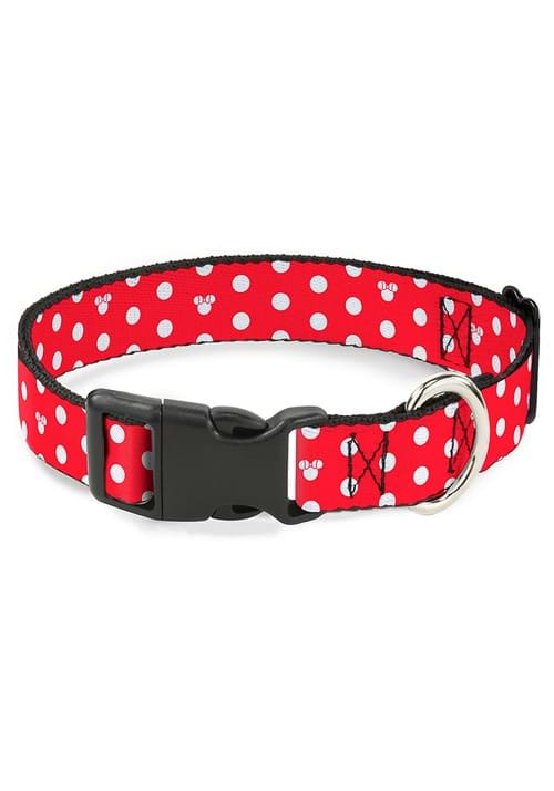 Minnie Mouse Polka Dot Plastic Clip Pet Collar