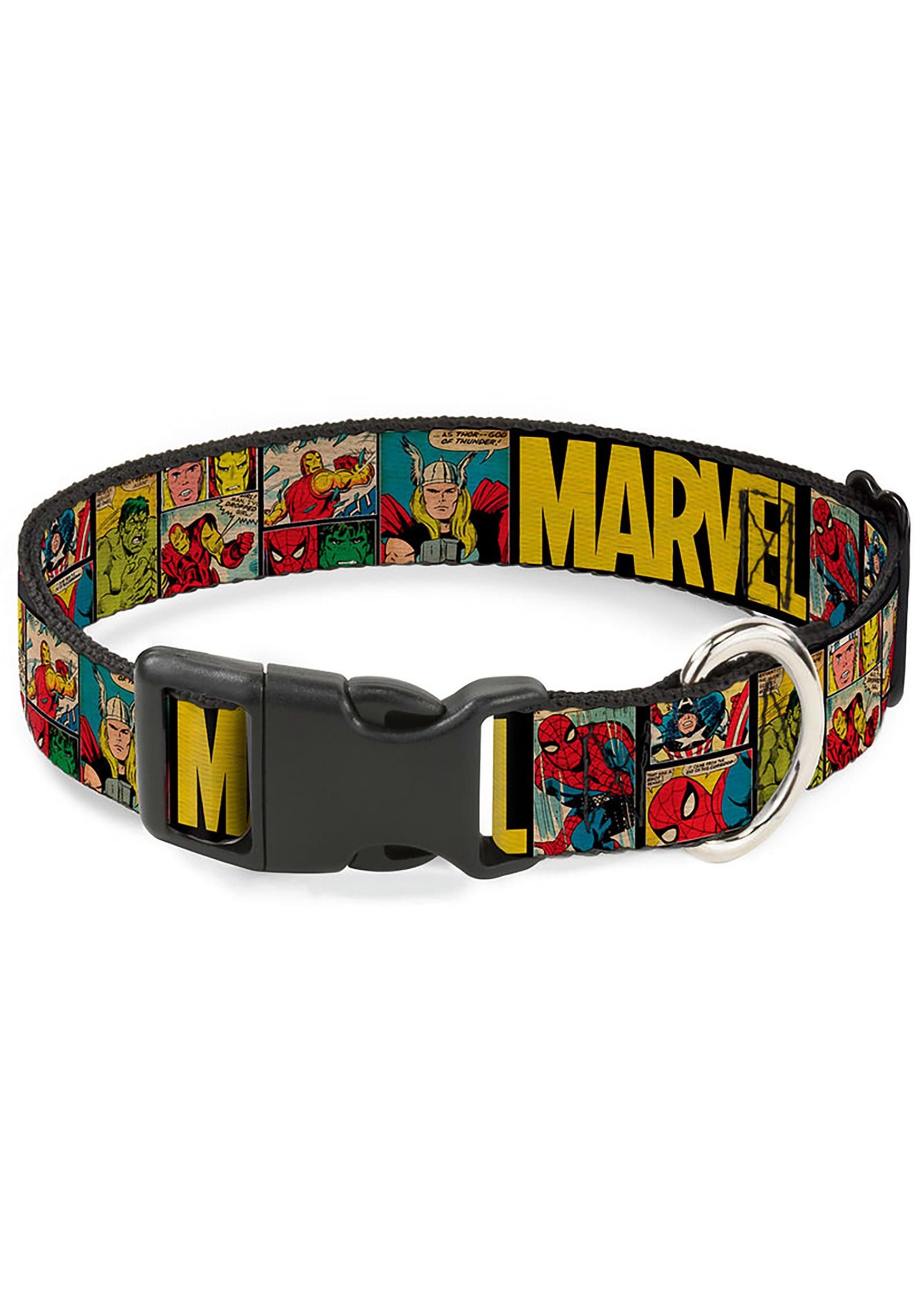 Marvel Retro Comic Panels Plastic Clip Collar