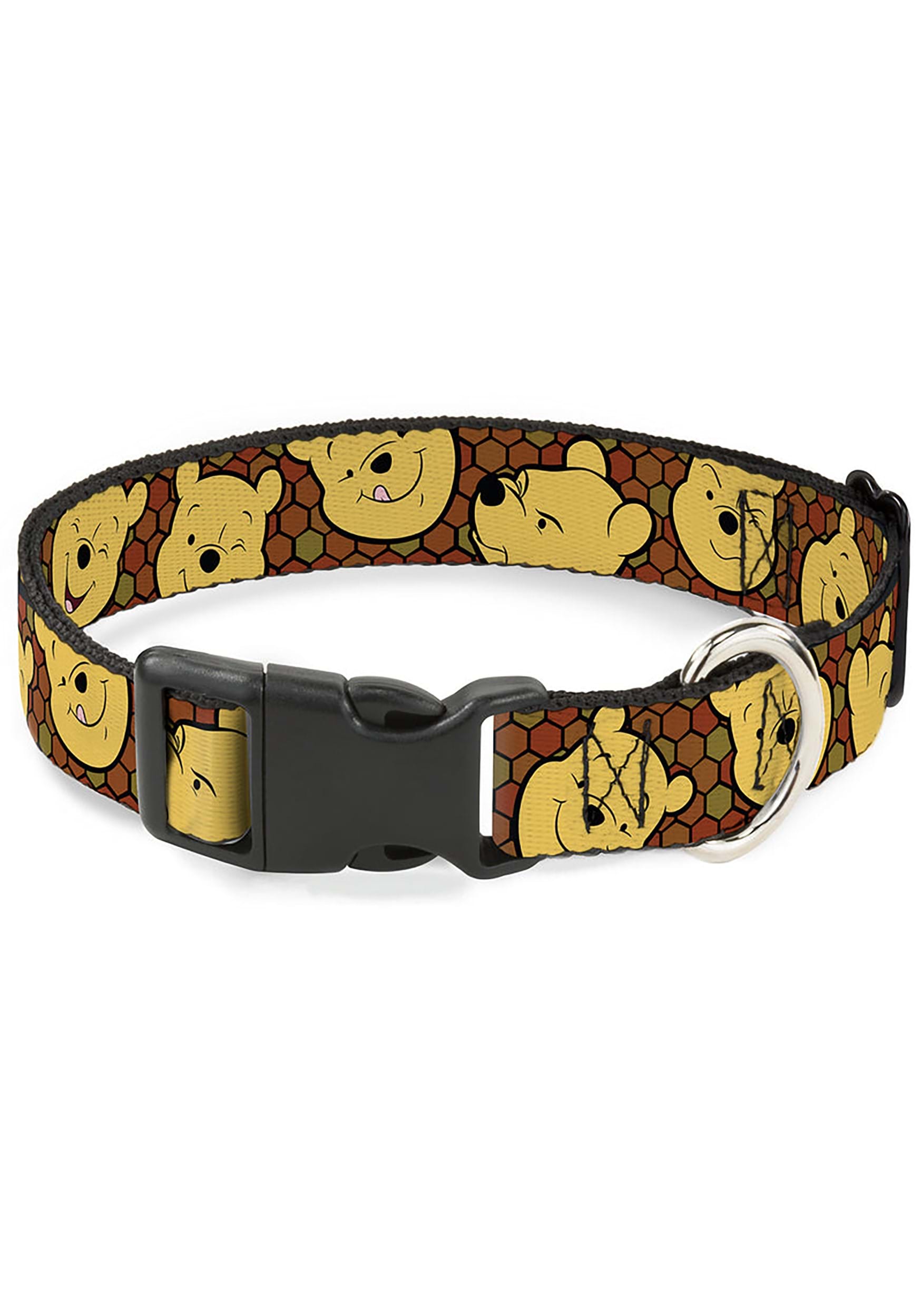 Winnie The Pooh Honeycomb Expressions Plastic Clip Dog Collar