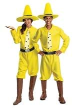 Adult Curious George Person in the Yellow Hat Costume