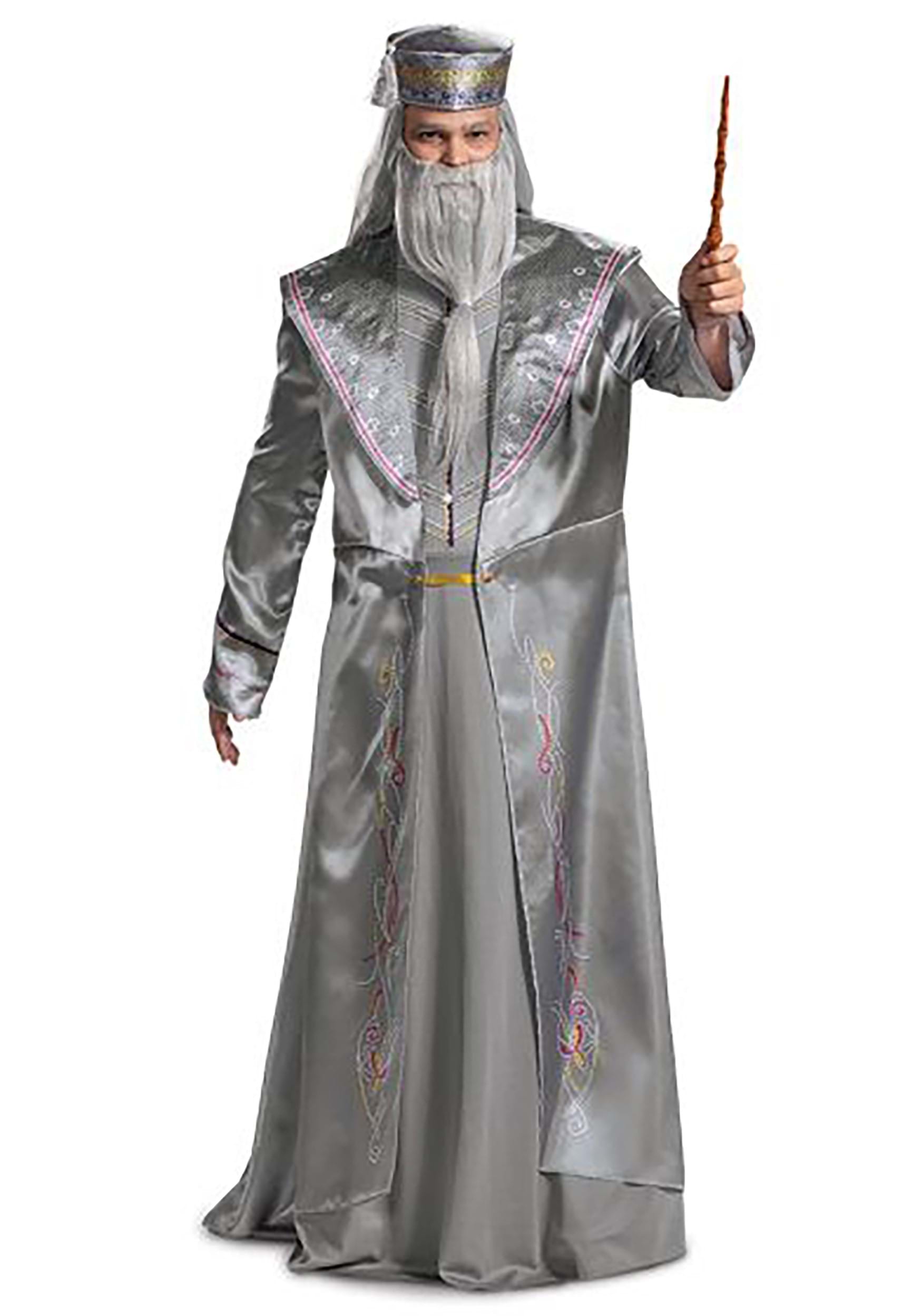 Harry Potter Dumbledore Deluxe Men's Fancy Dress Costume , Harry Potter Fancy Dress Costumes