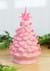 10" Pink Ceramic Christmas Tree Decoration Alt 1