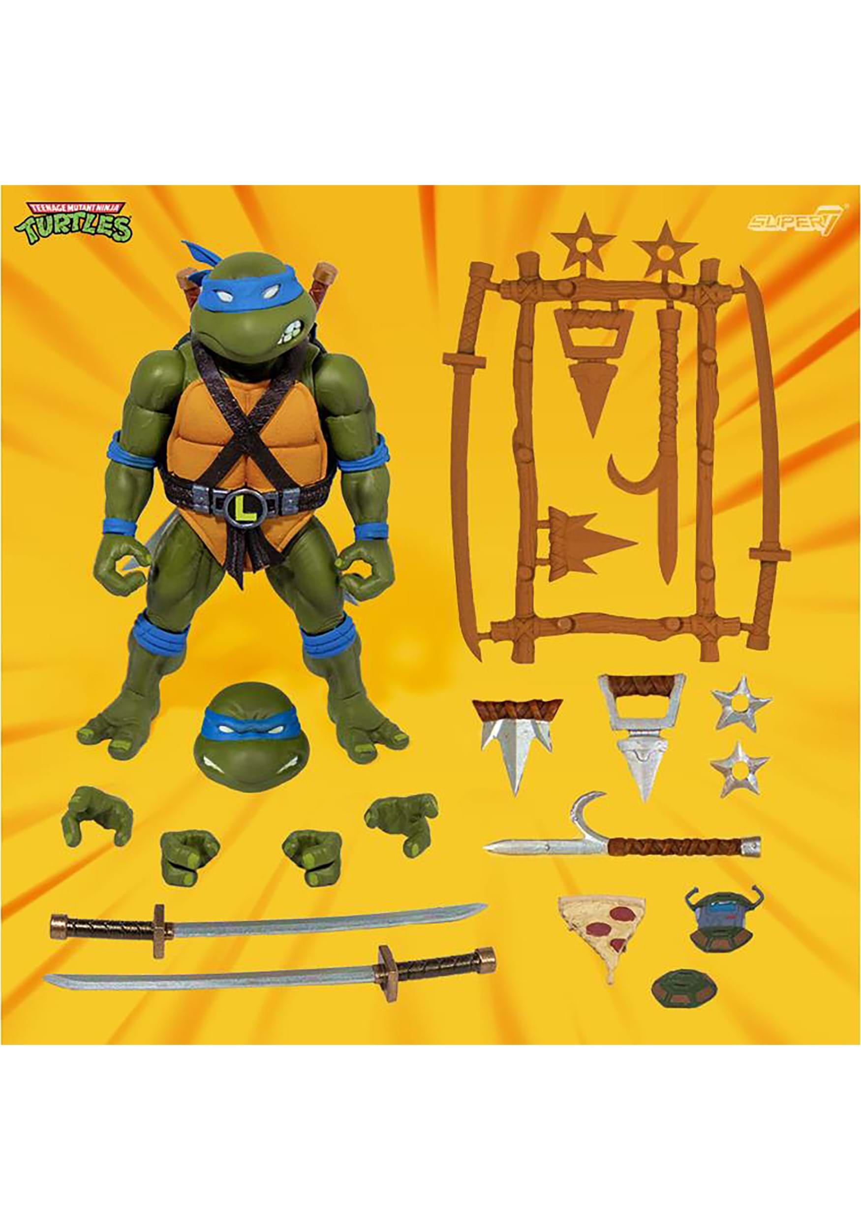 Teenage Mutant Ninja Turtles Ultimates Leonardo 7 Action Figure