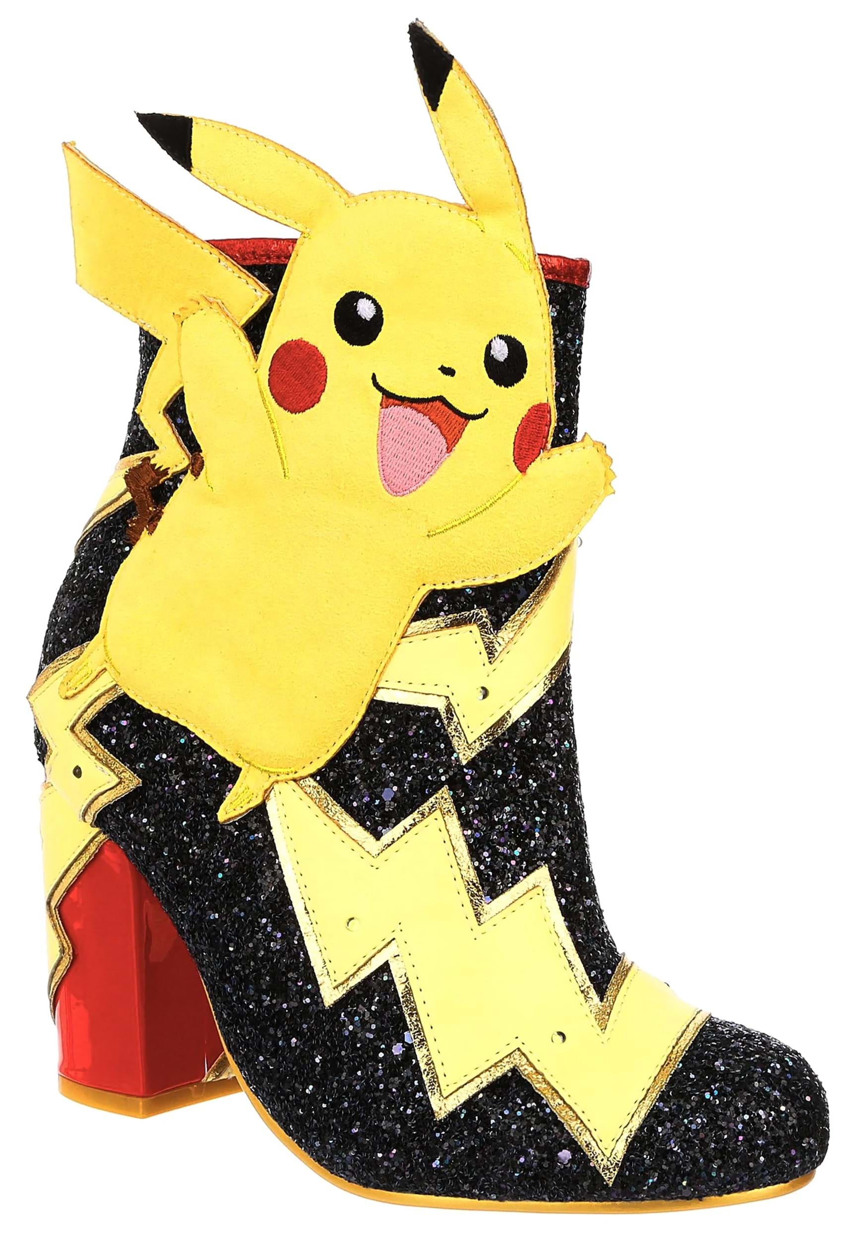 Irregular Choice Pokemon Shock Walk Pikachu Boots