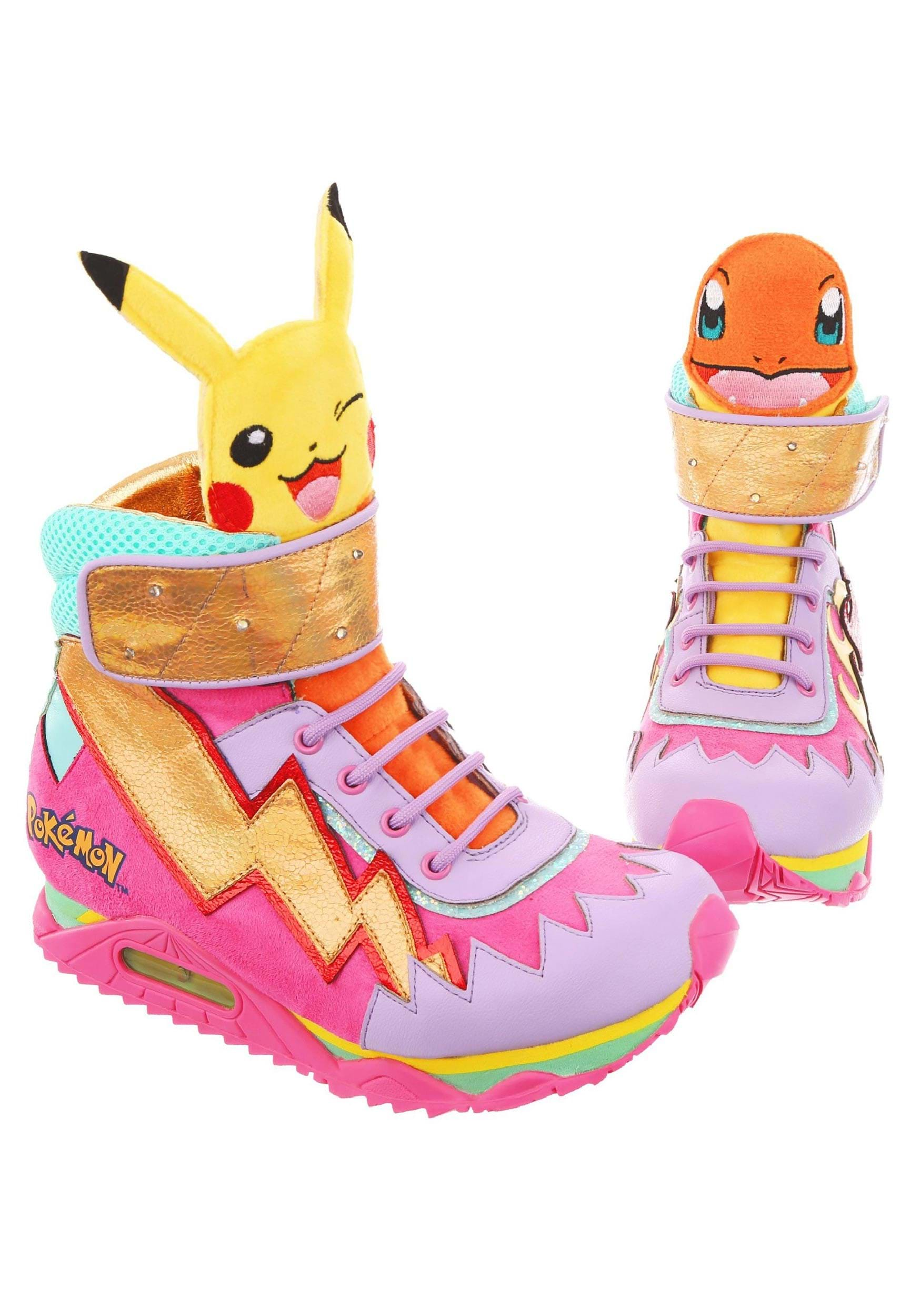 Irregular Choice Pokemon Flames And Bolts Sneaker