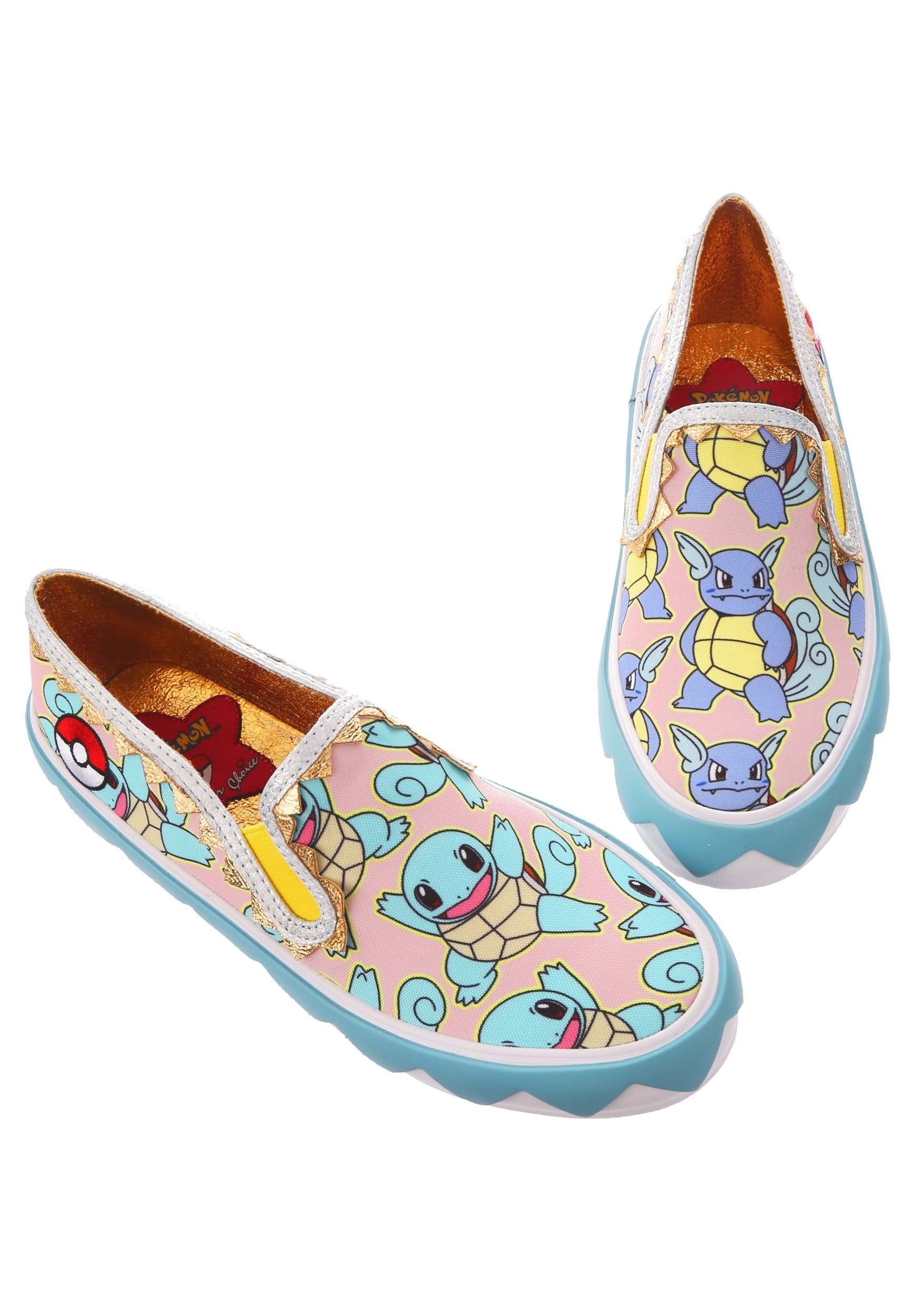 Irregular Choice Pokemon Every Day Is An Adventure Squirtle Canvas Shoes