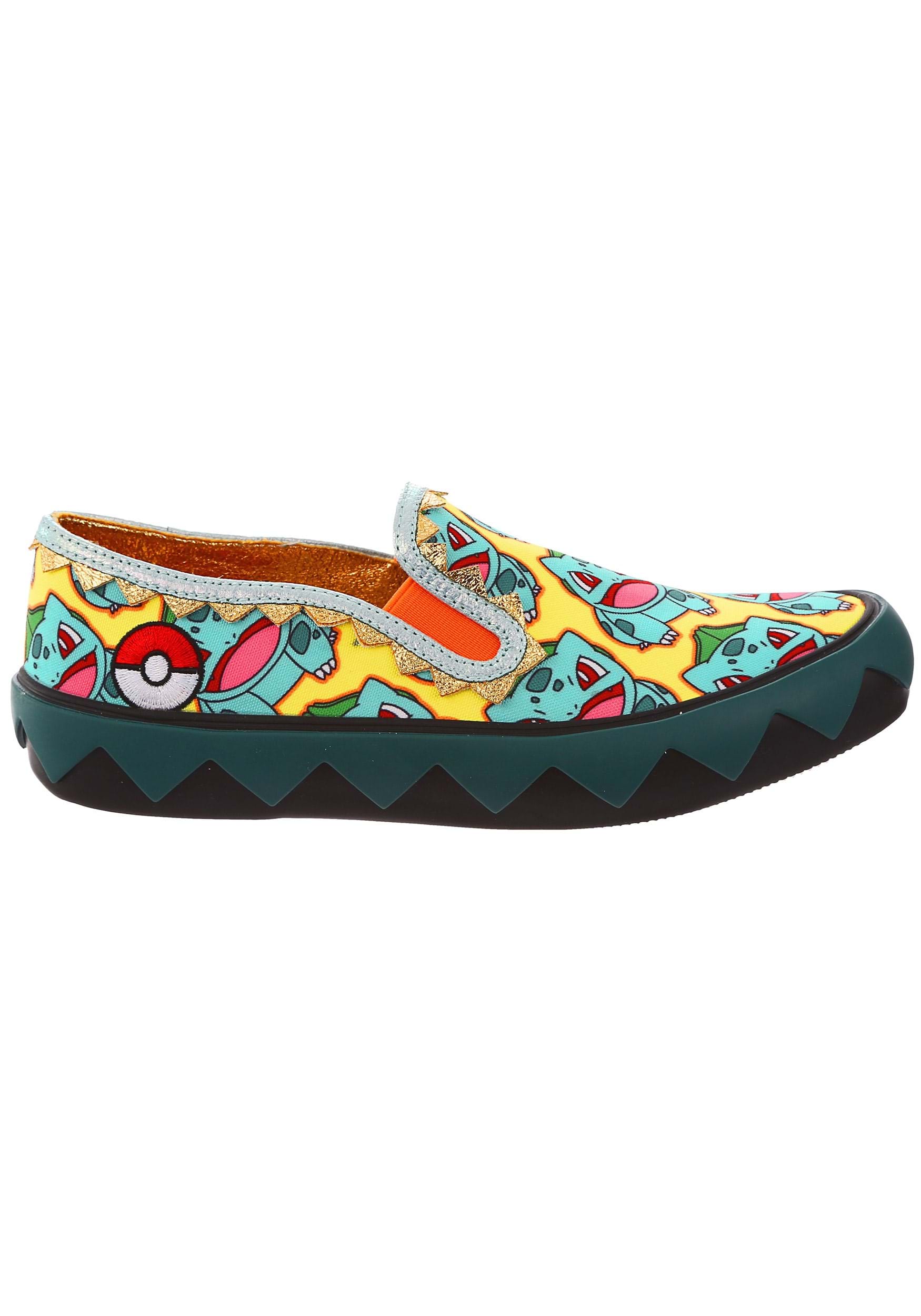 Irregular Choice Pokemon Every Day Is An Adventure Bulbasaur Canvas Shoes