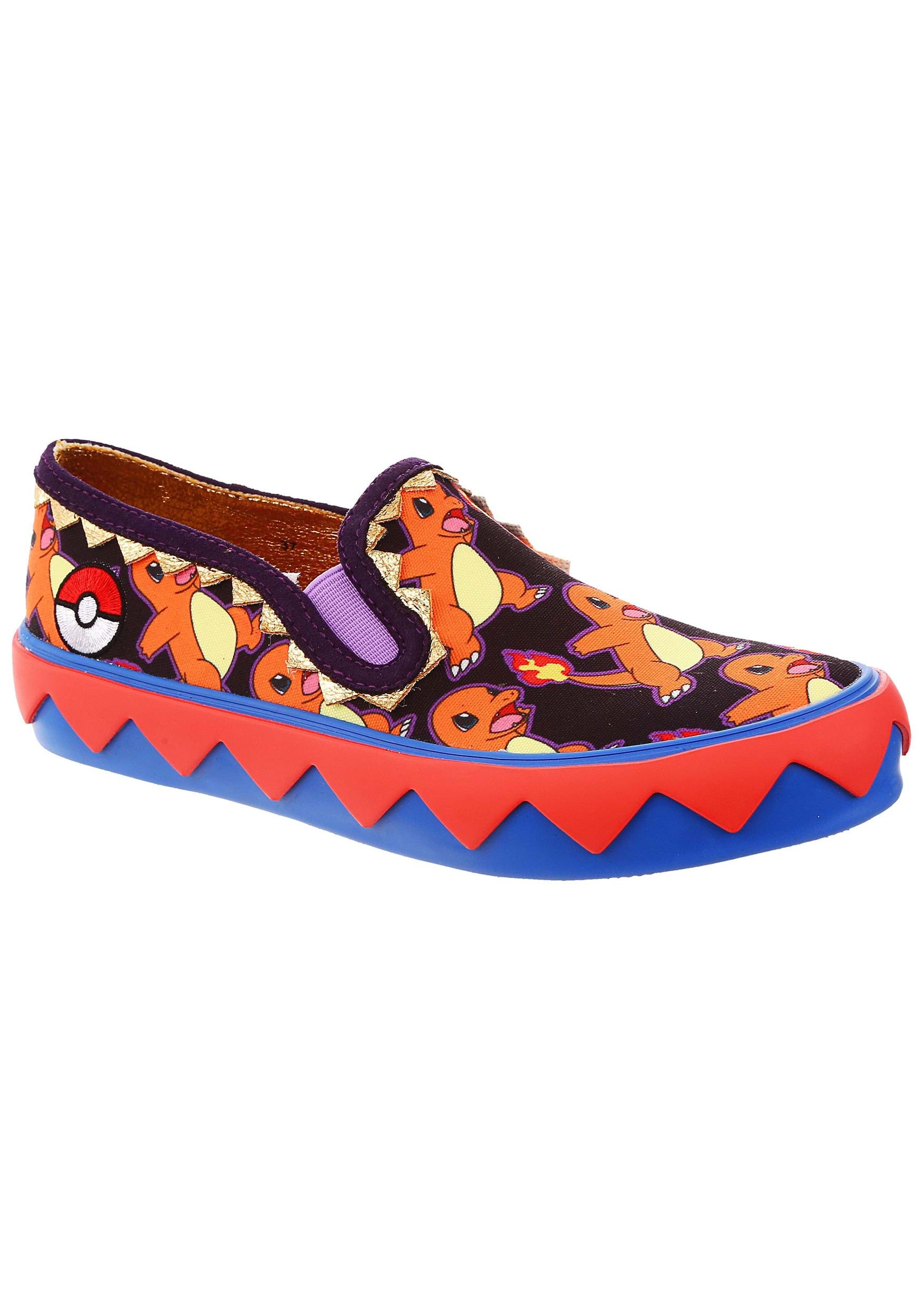 Irregular Choice Pokemon Every Day Is An Adventure Charmander Canvas Shoes