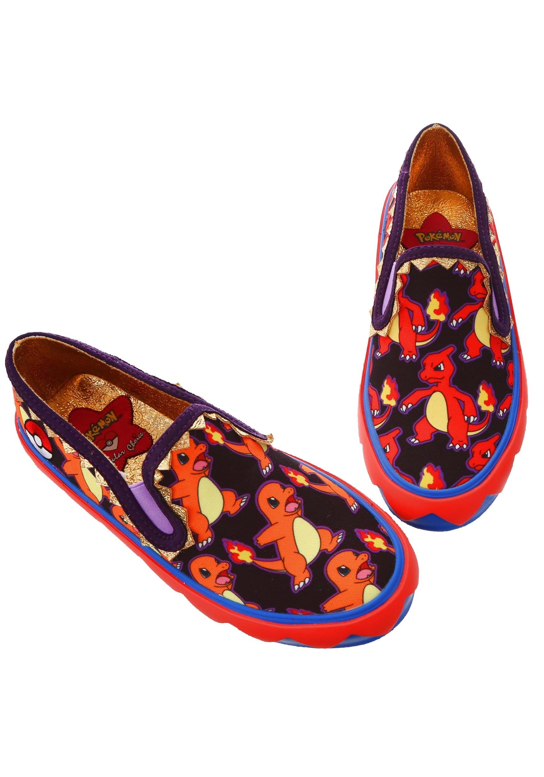 Irregular Choice Pokemon Every Day Is An Adventure Charmander Canvas Shoes