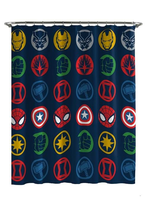 Marvel Avengers Shields Shower Curtain