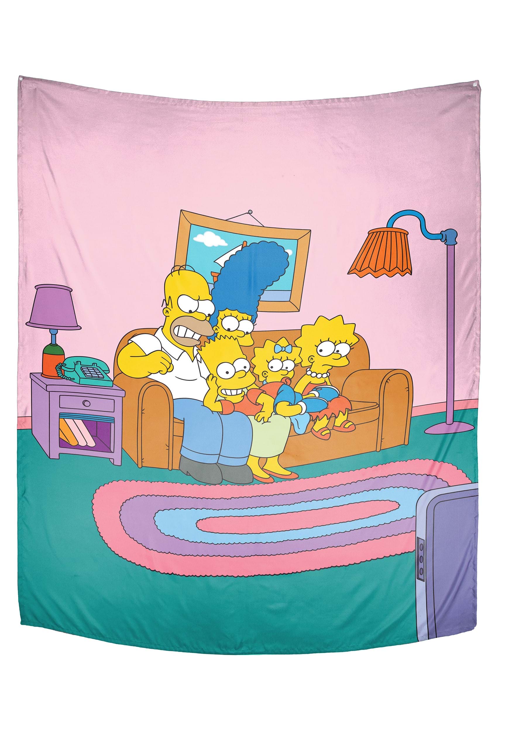 Large The Simpsons Opening Wall Tapestry