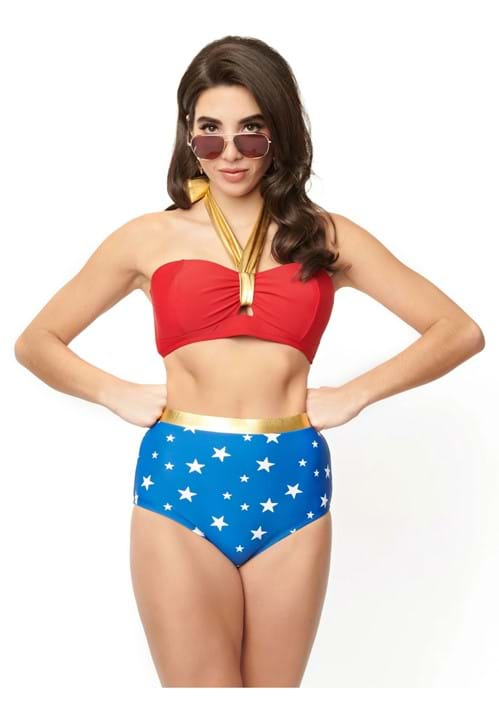 WONDER WOMAN X UV SWIM BOTTOMS