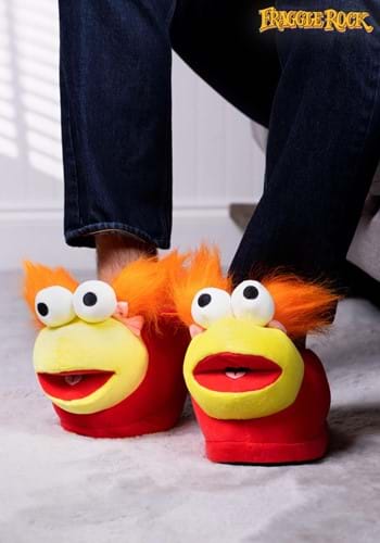 Adult Fraggle Rock Red Plush Slippers