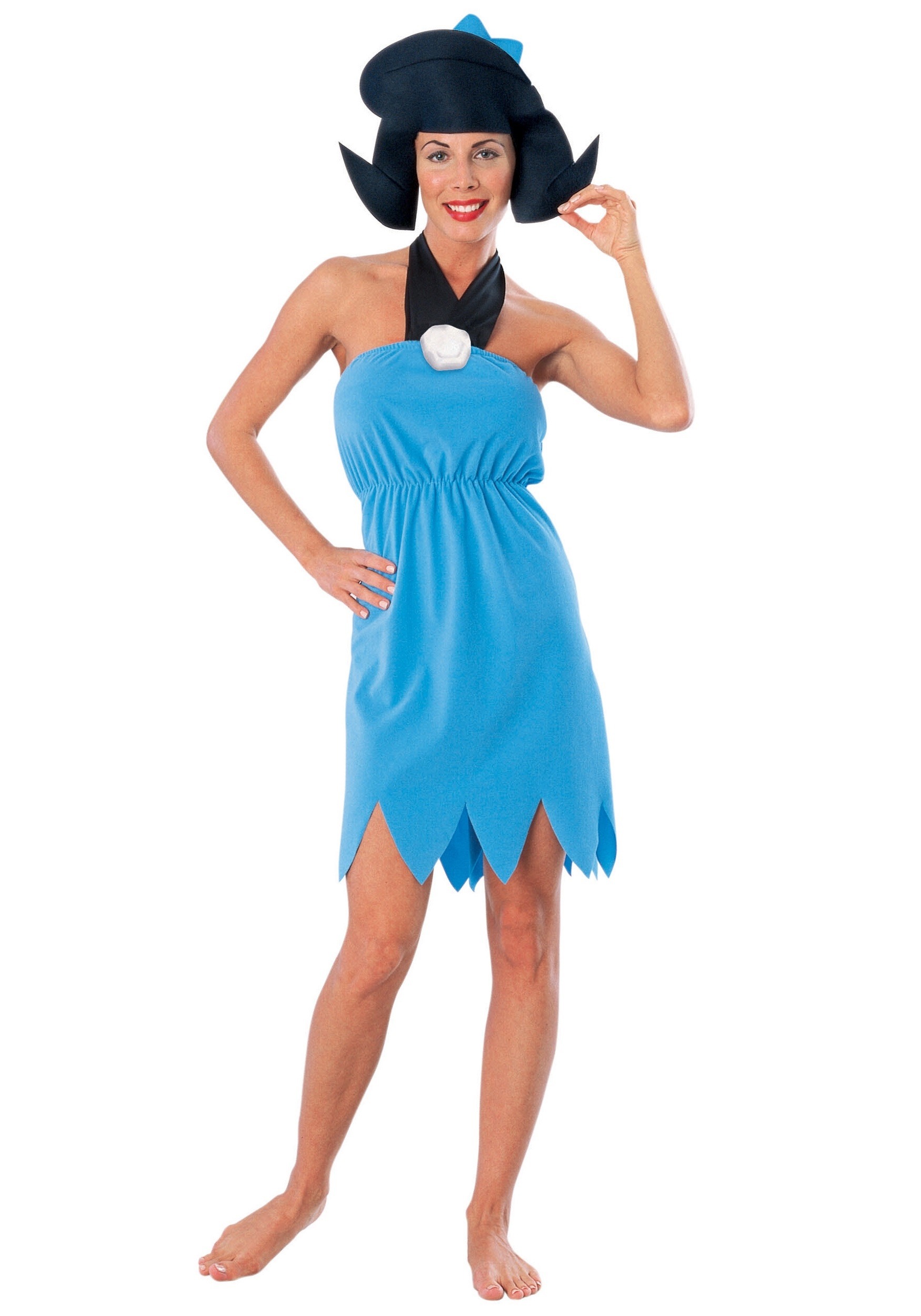 Betty Rubble Fancy Dress Costume For Women , Flintstones Fancy Dress Costumes