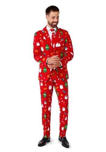 Mens Opposuits Festivity Christmas Red Suit
