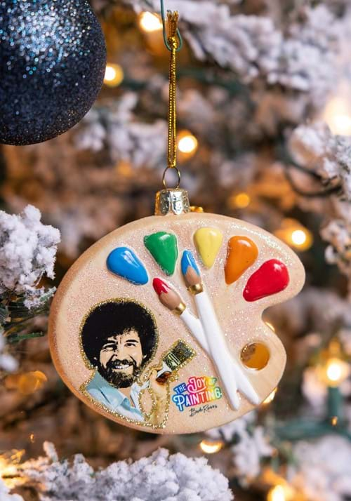 3.5 Inch Bob Ross Color Palette Ornament